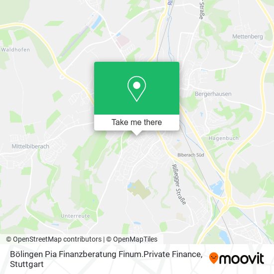 Bölingen Pia Finanzberatung Finum.Private Finance map