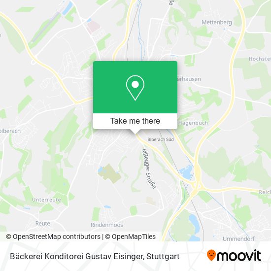 Bäckerei Konditorei Gustav Eisinger map