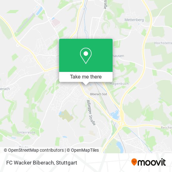 Карта FC Wacker Biberach
