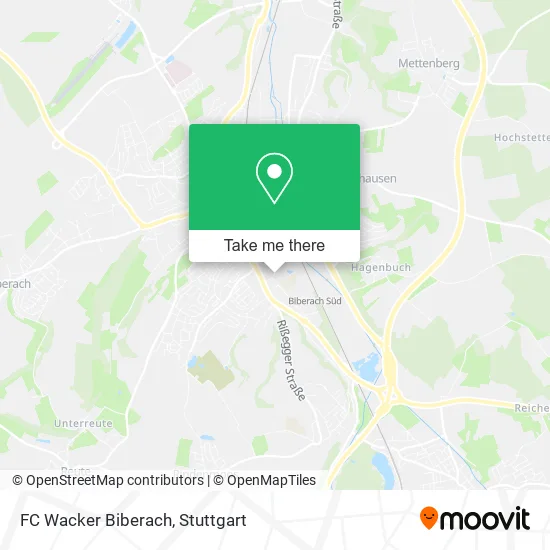 Карта FC Wacker Biberach