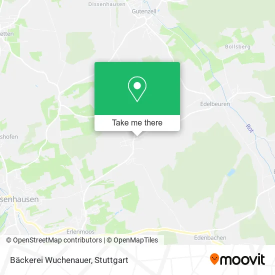 Карта Bäckerei Wuchenauer