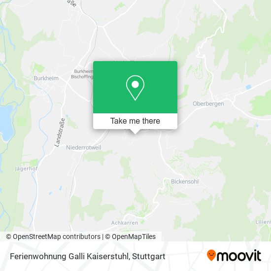 Ferienwohnung Galli Kaiserstuhl map