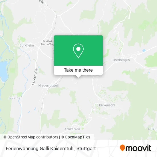 Карта Ferienwohnung Galli Kaiserstuhl