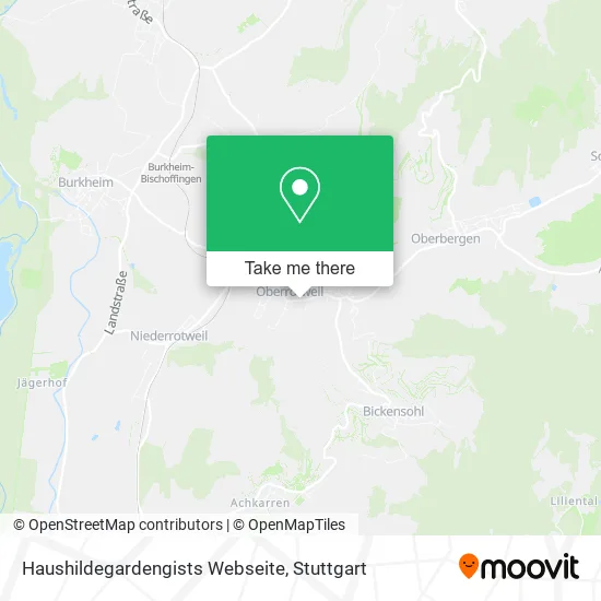 Карта Haushildegardengists Webseite