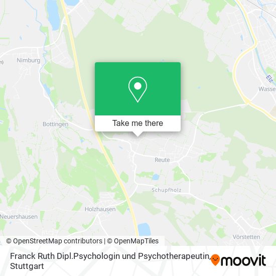 Franck Ruth Dipl.Psychologin und Psychotherapeutin map