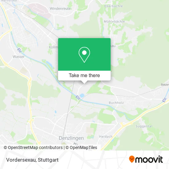 Карта Vordersexau