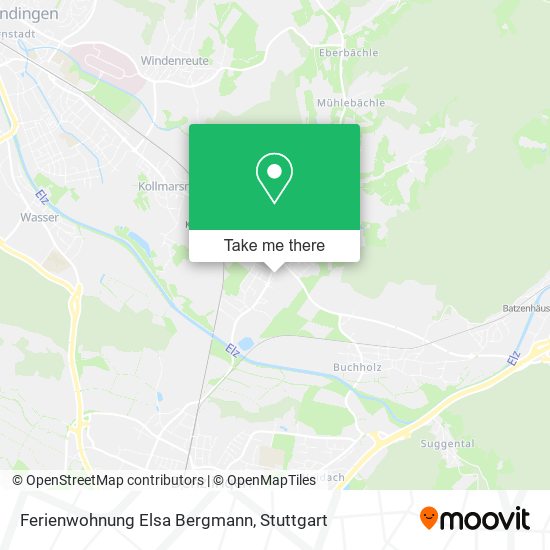 Ferienwohnung Elsa Bergmann map