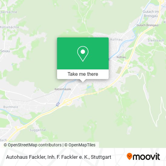 Autohaus Fackler, Inh. F. Fackler e. K. map