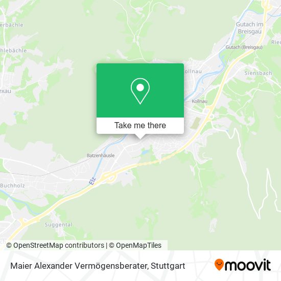 Maier Alexander Vermögensberater map