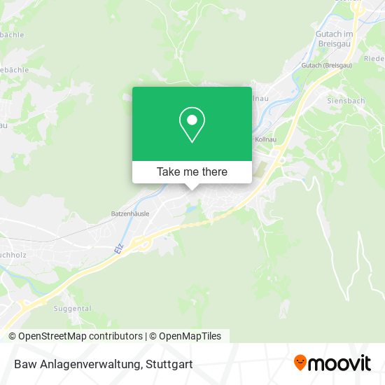 Baw Anlagenverwaltung map