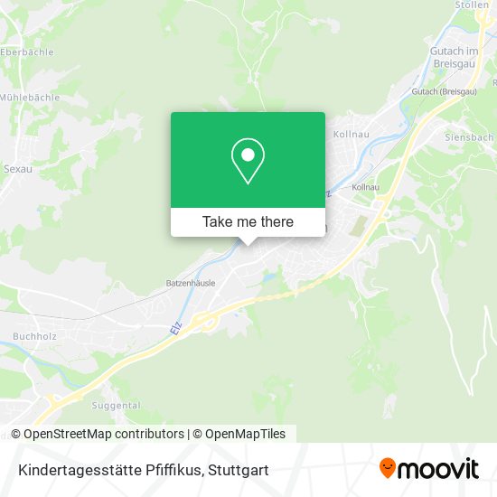 Карта Kindertagesstätte Pfiffikus