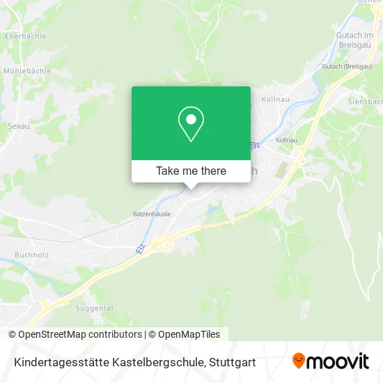 Карта Kindertagesstätte Kastelbergschule