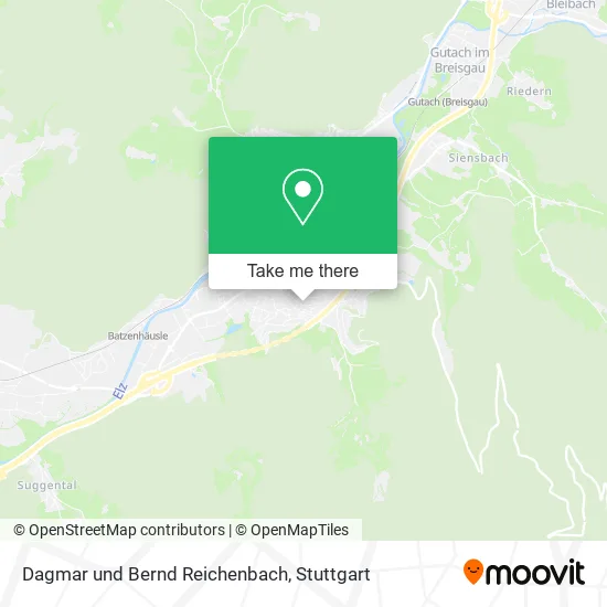 Карта Dagmar und Bernd Reichenbach