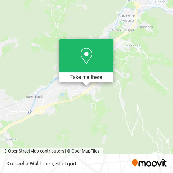 Карта Krakeelia Waldkirch