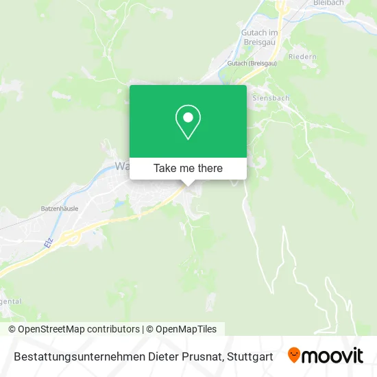 Карта Bestattungsunternehmen Dieter Prusnat