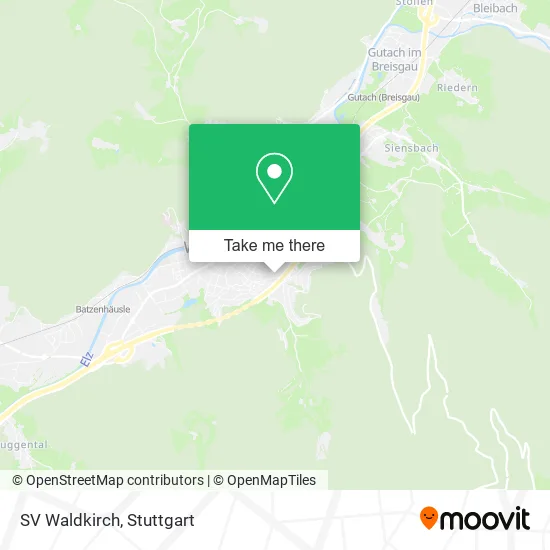 Карта SV Waldkirch