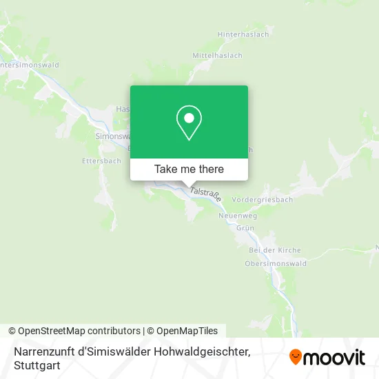 Карта Narrenzunft d'Simiswälder Hohwaldgeischter