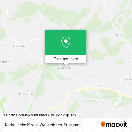 Карта Katholische Kirche Weilersbach