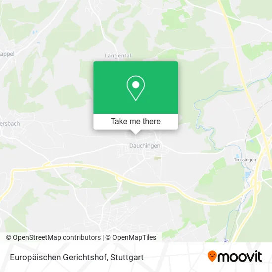 Карта Europäischen Gerichtshof