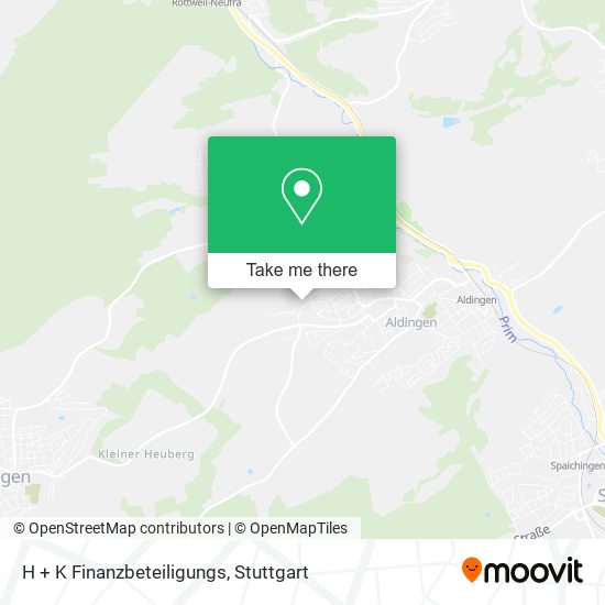H + K Finanzbeteiligungs map