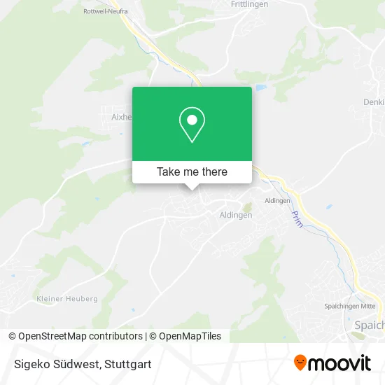 Карта Sigeko Südwest