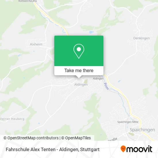 Карта Fahrschule Alex Tenten - Aldingen