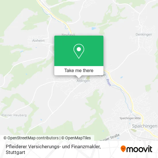Карта Pfleiderer Versicherungs- und Finanzmakler