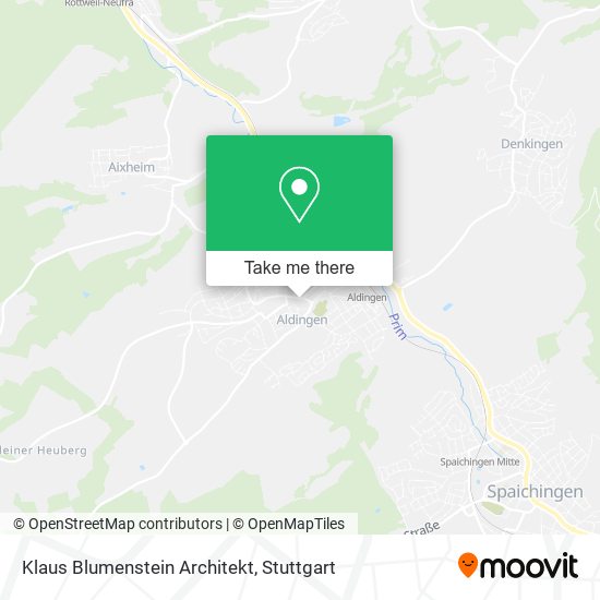 Klaus Blumenstein Architekt map