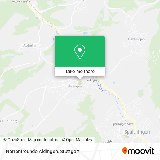 Карта Narrenfreunde Aldingen