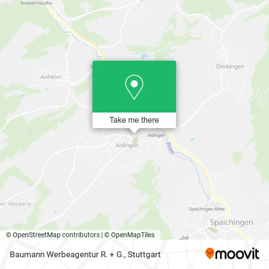 Карта Baumann Werbeagentur R. + G.