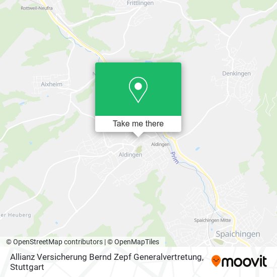 Allianz Versicherung Bernd Zepf Generalvertretung map