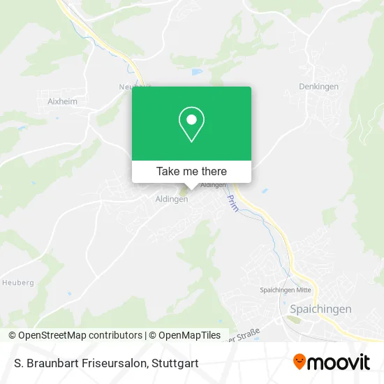 Карта S. Braunbart Friseursalon