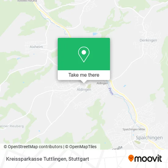 Карта Kreissparkasse Tuttlingen