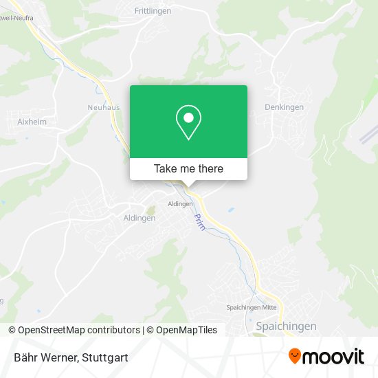 Карта Bähr Werner