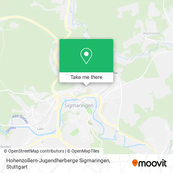 Карта Hohenzollern-Jugendherberge Sigmaringen