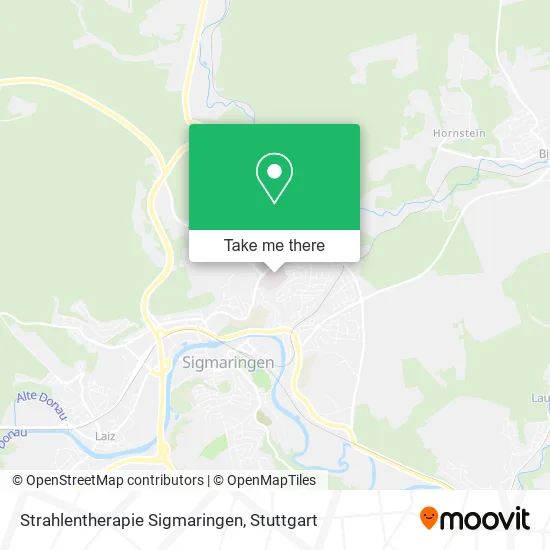 Карта Strahlentherapie Sigmaringen