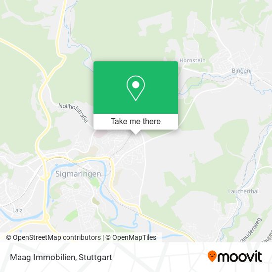 Maag Immobilien map