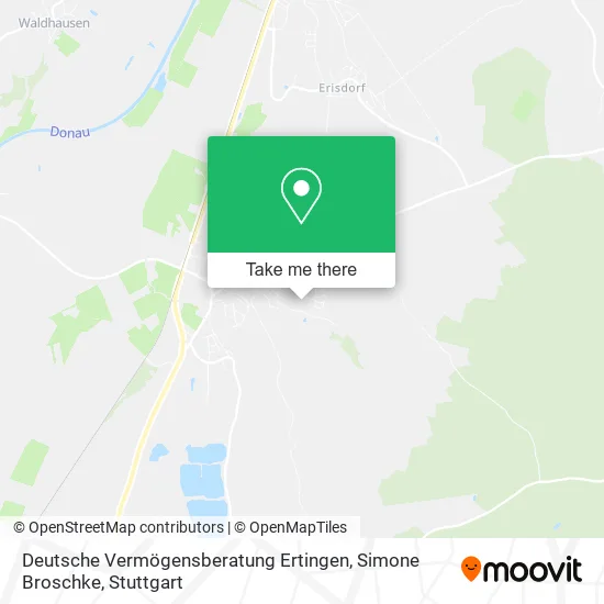 Карта Deutsche Vermögensberatung Ertingen, Simone Broschke