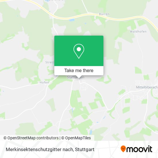 Merkinsektenschutzgitter nach map