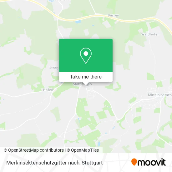 Карта Merkinsektenschutzgitter nach