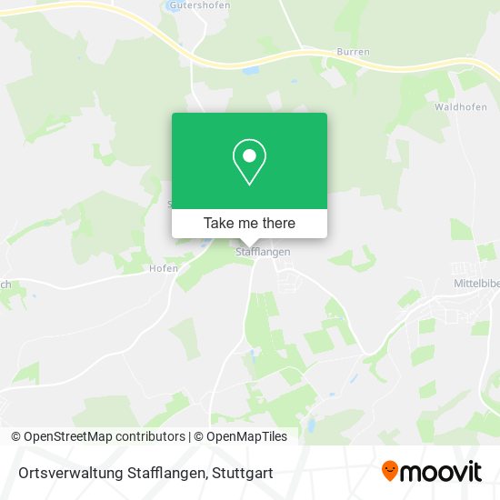 Карта Ortsverwaltung Stafflangen