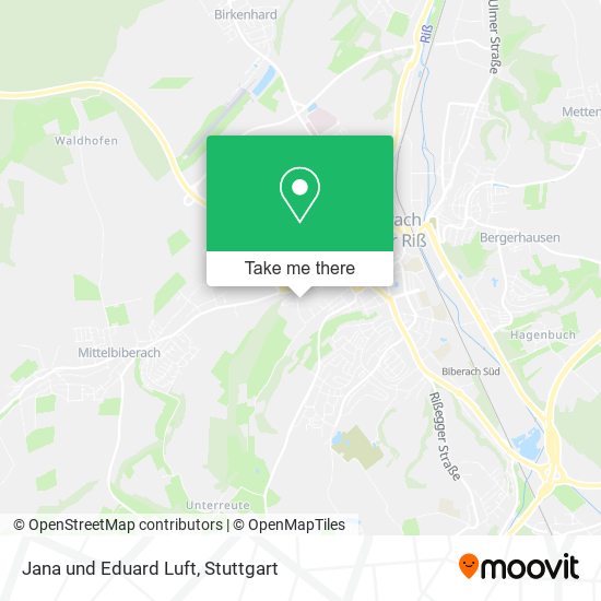 Jana und Eduard Luft map