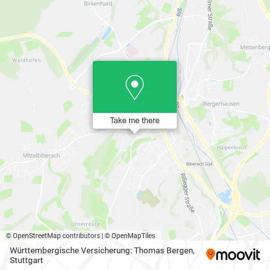 Карта Württembergische Versicherung: Thomas Bergen