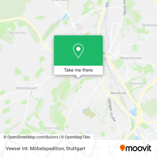 Карта Veeser Int. Möbelspedition