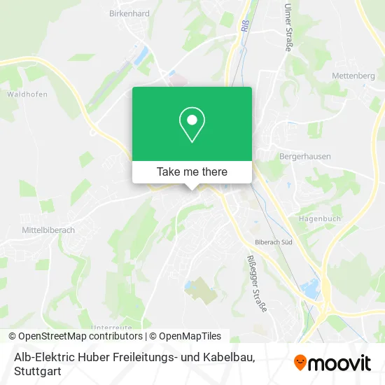Карта Alb-Elektric Huber Freileitungs- und Kabelbau