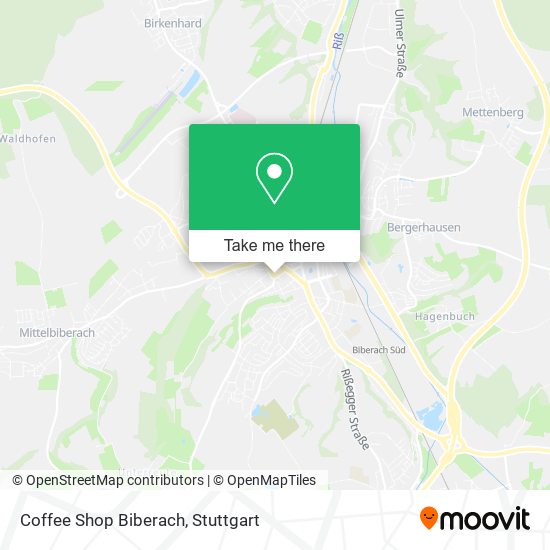 Карта Coffee Shop Biberach