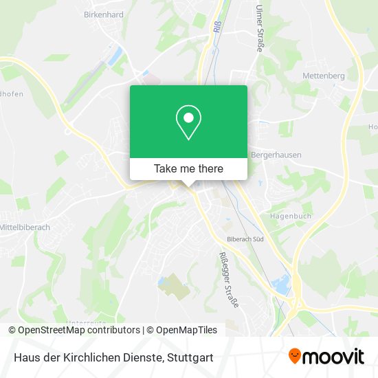 Haus der Kirchlichen Dienste map