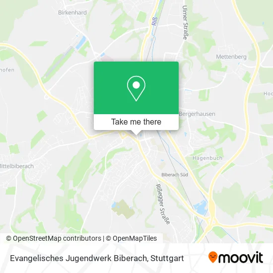 Карта Evangelisches Jugendwerk Biberach