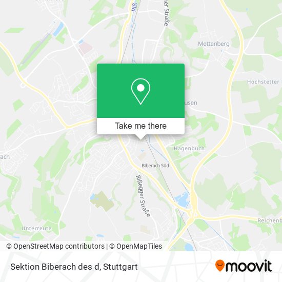 Sektion Biberach des d map