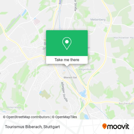 Карта Tourismus Biberach